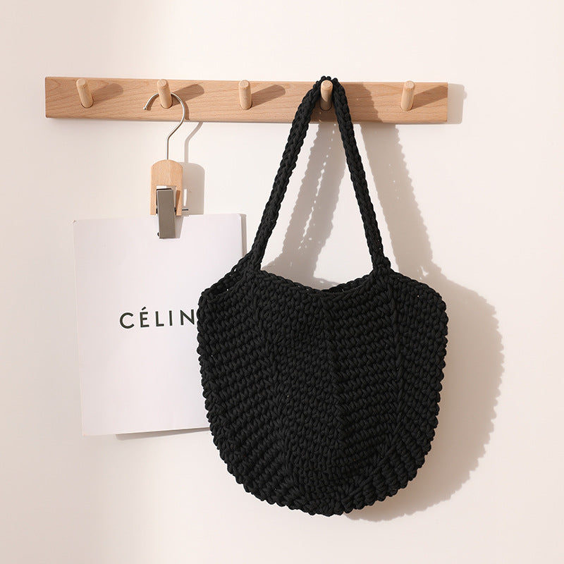 WOVEN SHOULDER BAG