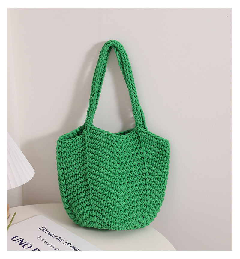 WOVEN SHOULDER BAG